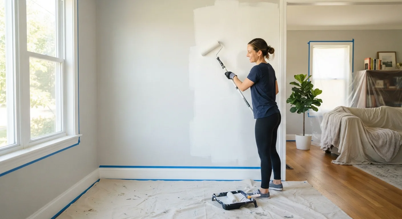 Weekend Wall Refresh: Painting a Room Without the Mess or Guesswork